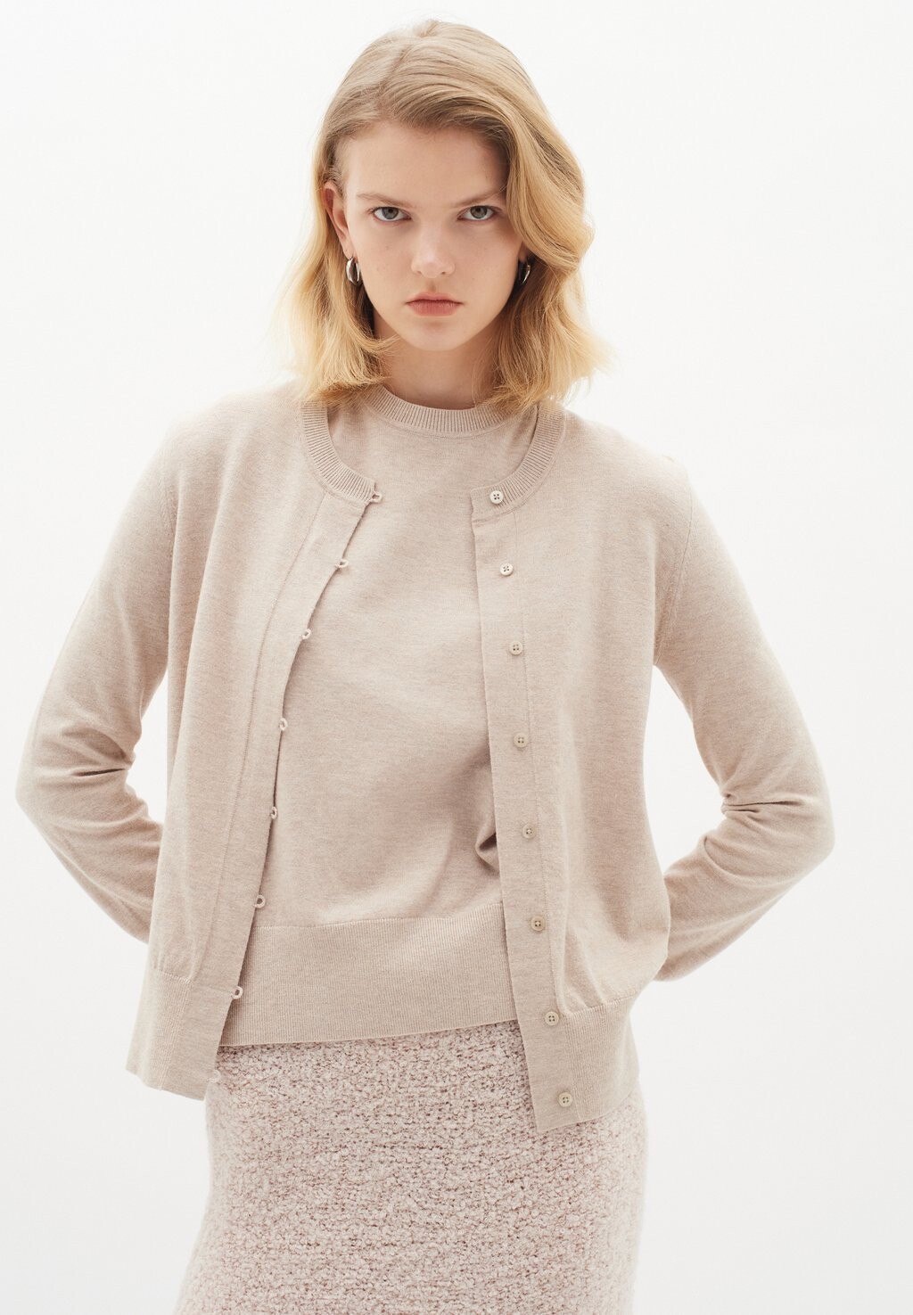 

Базовая футболка KELLSIEIW InWear, цвет Mottled Beige