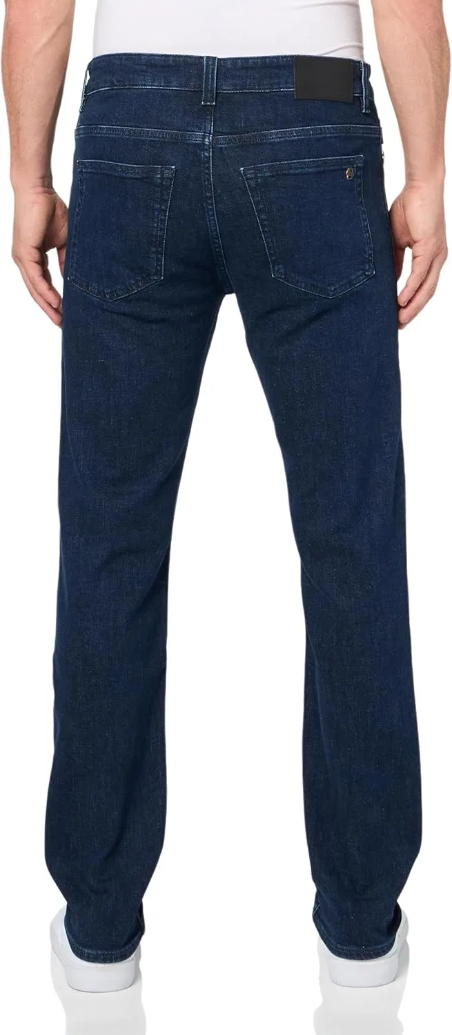 Джинсы slim fit BOSS, темно-синий — фото 2