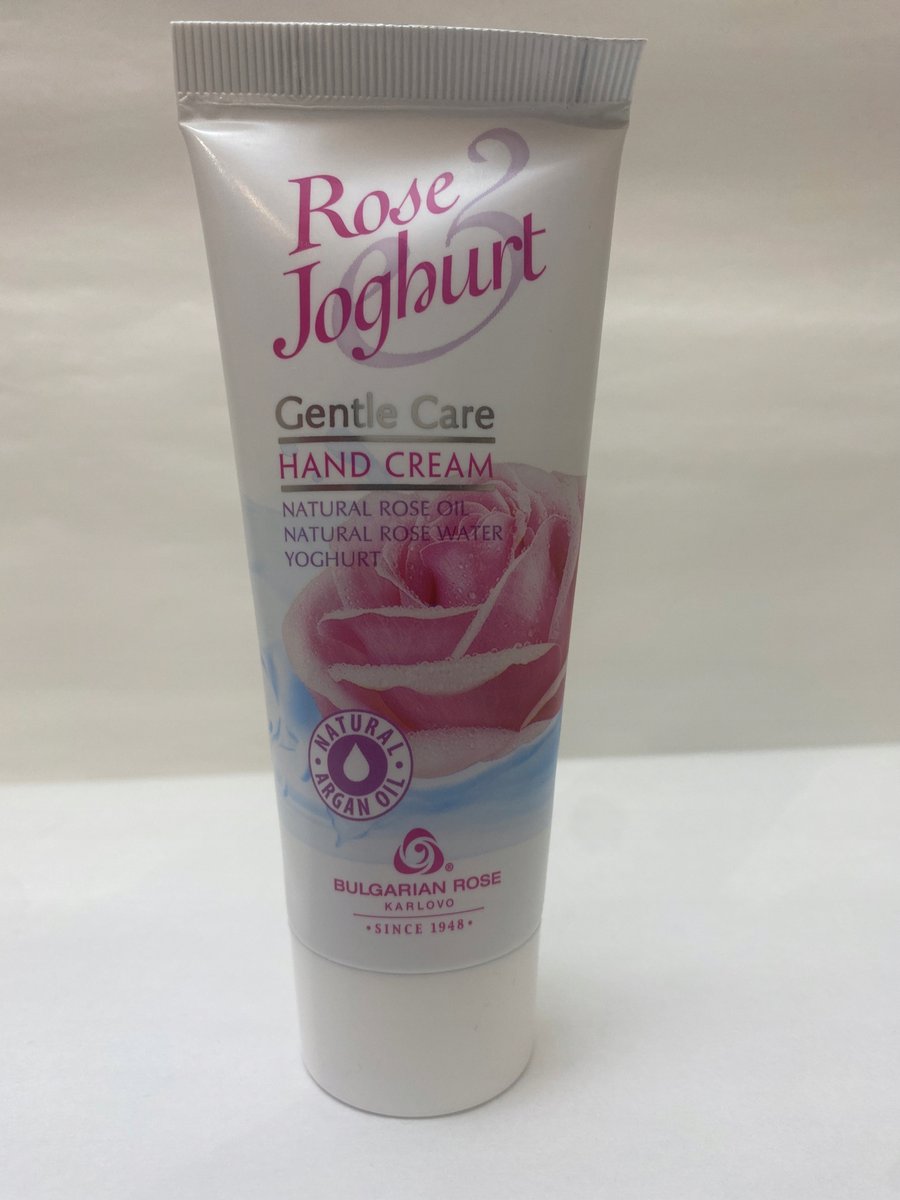 Крем для рук - Hand Creme Rose Joghurt 75 мл - Болгарская роза Карлово karlovo — фото 3