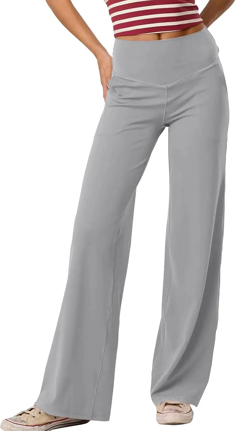 

Женские спортивные брюки Flare Leggings High Waisted с карманами lopmou