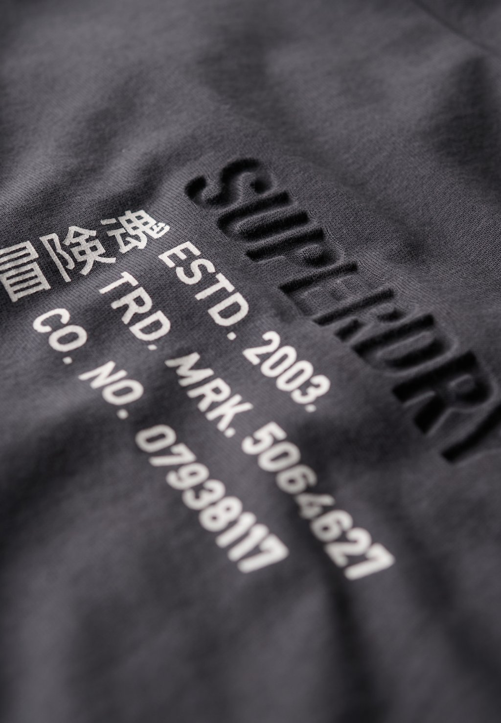 

Футболка с принтом UTILITY LOGO Superdry, темно-серый