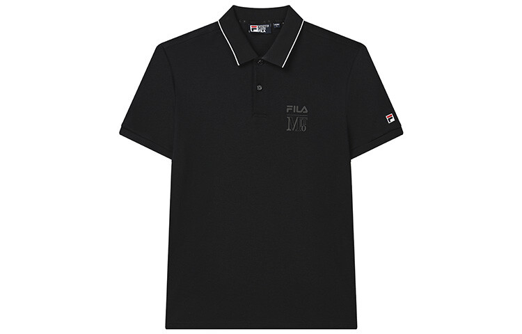 

Рубашка поло мужская, цвет черный как смоль Fila, черный