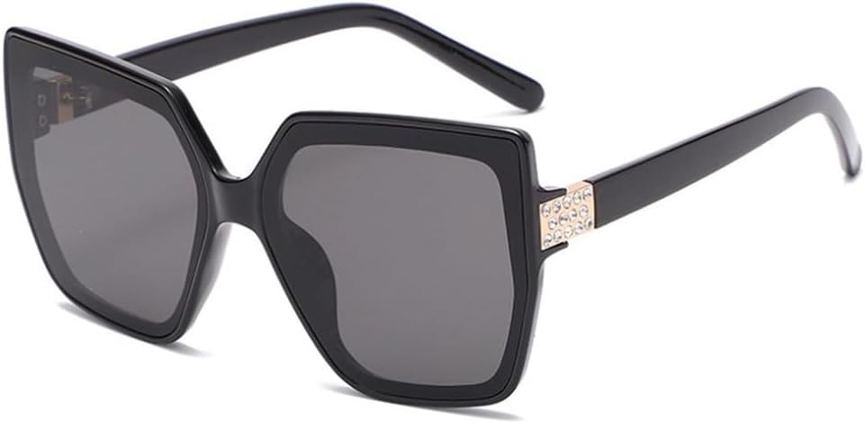 

Солнцезащитные очки с плавным переходом цвета, женские, увеличенного размера, с защитой от УФ-излучения UV400, для занятий спортом на открытом воздухе, бега и езды на велосипеде UYPTK, Black Gray