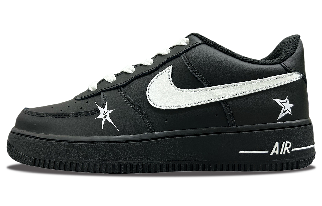 

Кроссовки Nike Air Force 1 с амортизацией, износостойкие низкие скейтерские унисекс черные, цвет Black