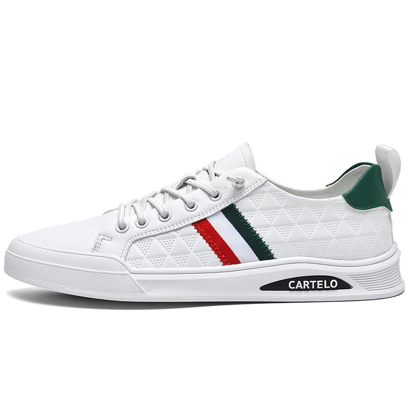 

Кроссовки CARTELO/Catilla crocodile Skateboarding Shoes Men Low-top, белый