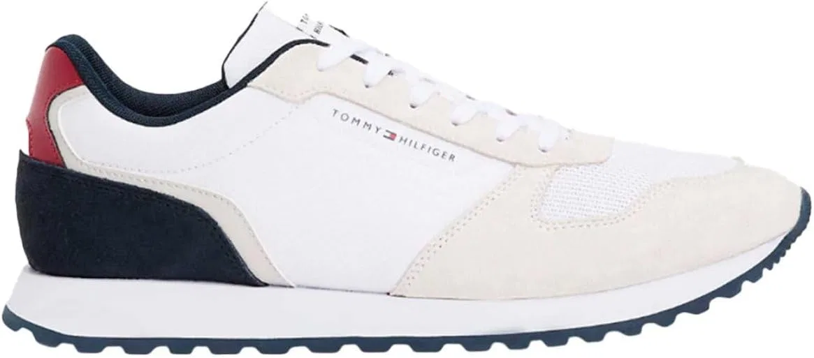 Мужские низкие кроссовки Tommy Hilfiger New Runner Eva Mix Fm0fm05465, White — фото 3