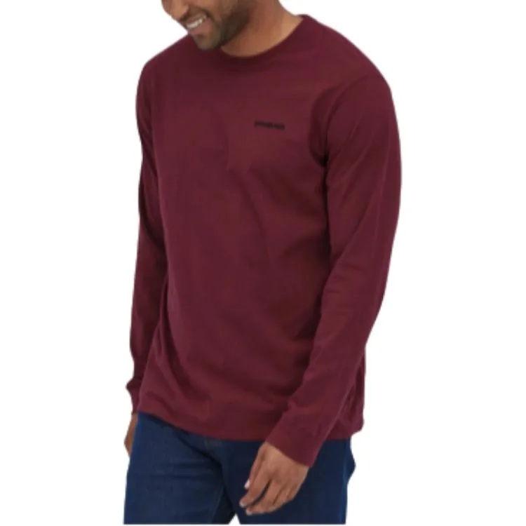 Футболка с длинным рукавом P-6 Patagonia, Sequoia Red/SEQR