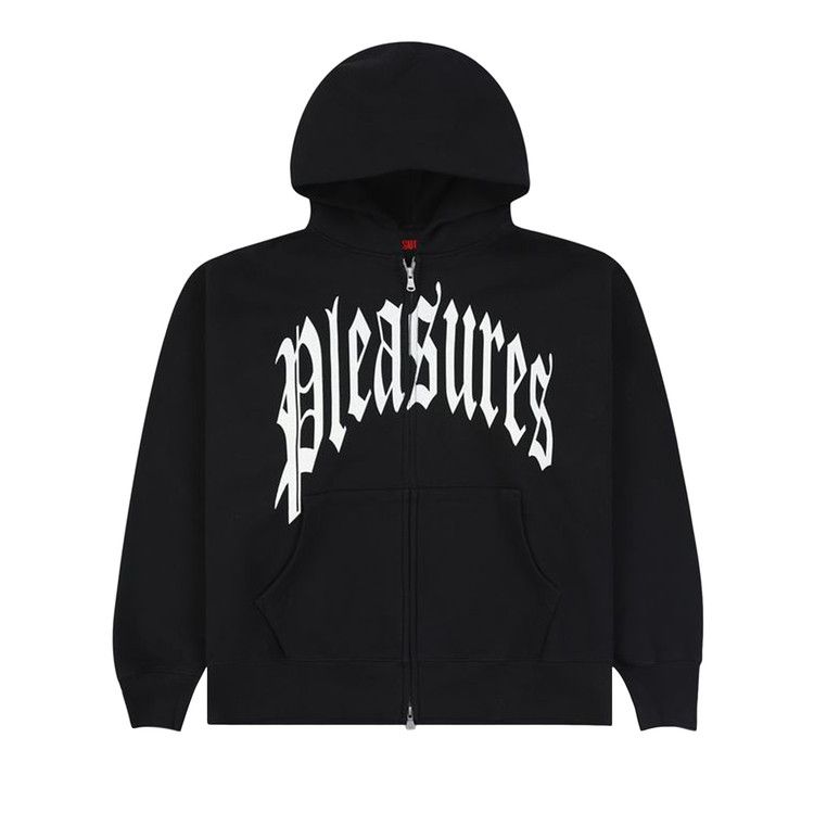 

Худи Pleasures Twitch Zip Hoodie, Black