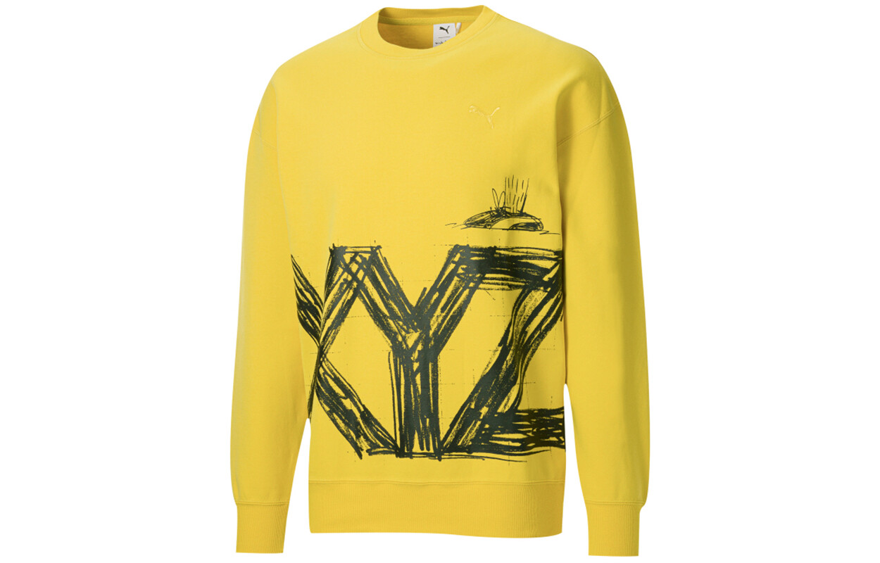 

Michael Lau Crossover Casual Sports Круглый вырез Желтый Puma, желтый