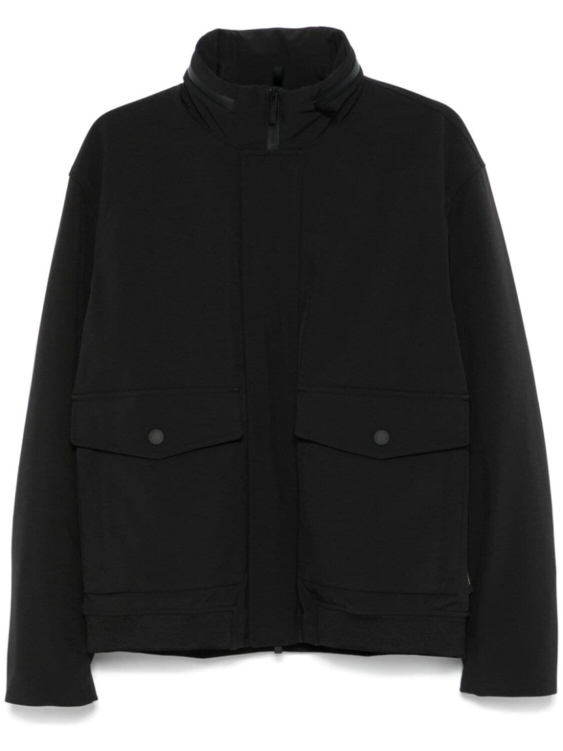 

Woolrich куртка-бомбер из мягкой ткани, черный