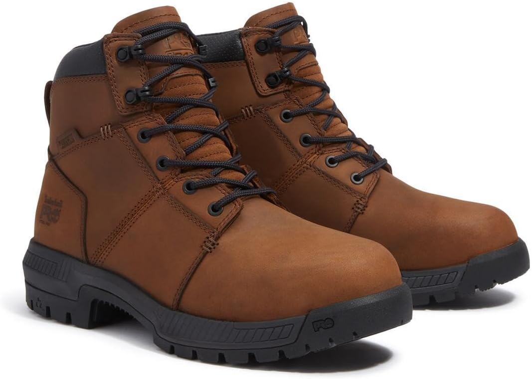 Timberland PRO мужские рабочие ботинки Montauk 6 дюймов с защитным стальным носком и водонепроницаемостью, Medium Brown — фото 2
