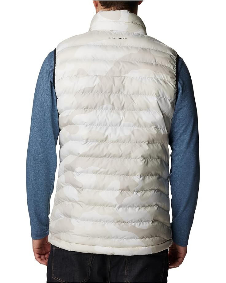 

Утепленный жилет Columbia Powder Lite Vest, цвет Dark Stone Mod Camo Print