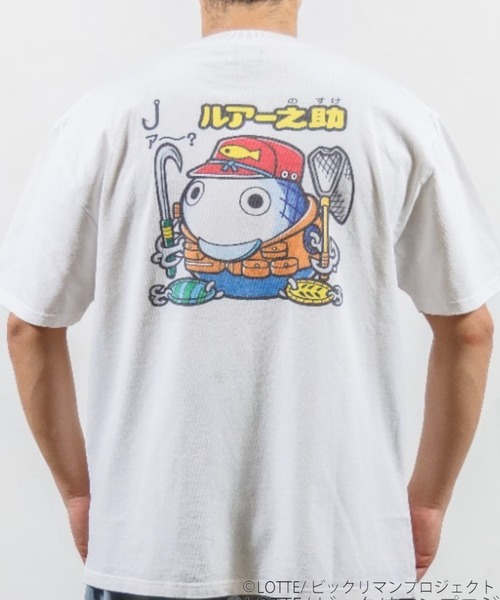 

Футболка, крой оверсайз, принт Bikkuriman Luanosuke, бренд JUNKSOUL, белый