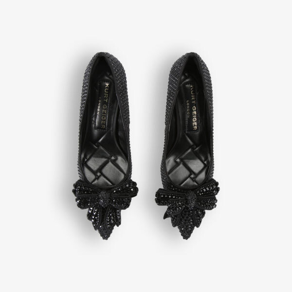 Корты Belgravia, украшенные кристаллами Kurt Geiger London, черный — фото 2