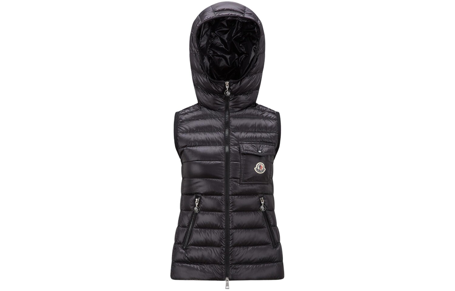 

Пуховик женский черный Moncler