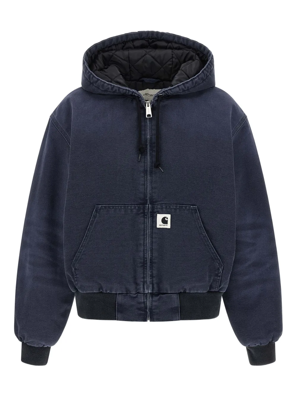 

Куртка с регулирующимся капюшоном и нашивкой с логотипом CARHARTT WIP, синий