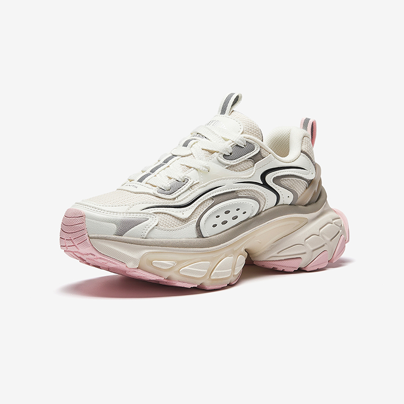 Antakids Легкие амортизирующие низкие детские беговые кроссовки White Gray — фото 3