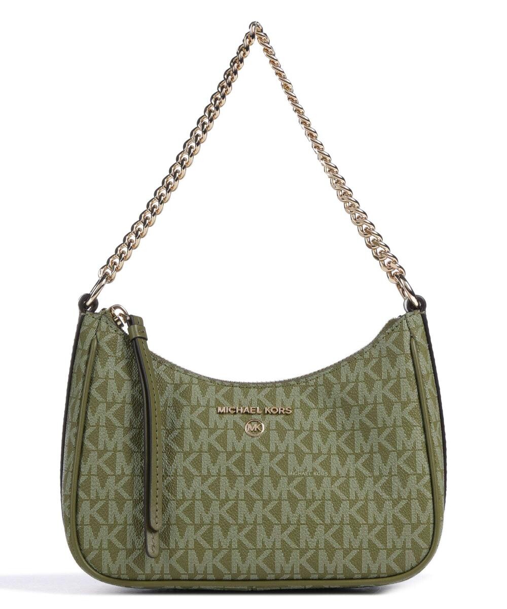 

Холщовая сумка через плечо с подвеской Jet set Michael Kors, зеленый