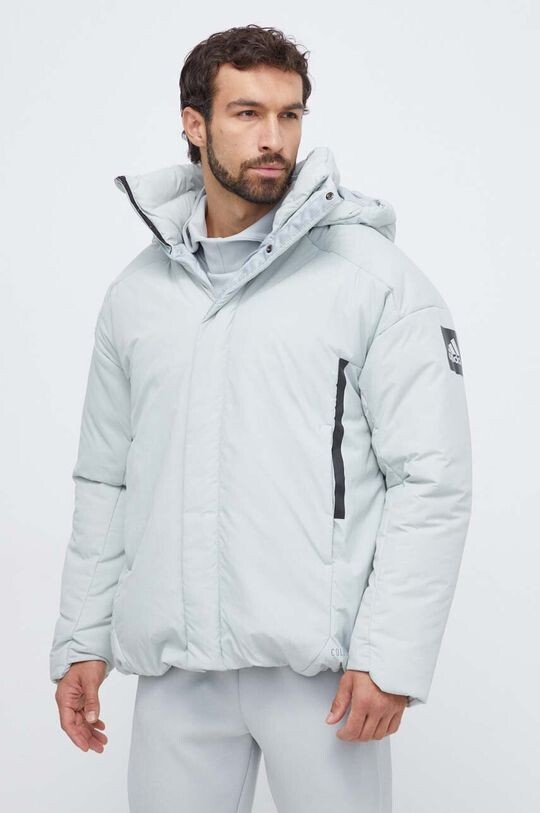 

Пуховик adidas, зеленый