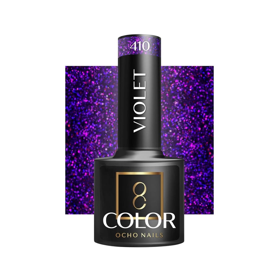 

OCHO NAILS Гибридный лак для ногтей фиолетовый 410 -5 г Active Shop