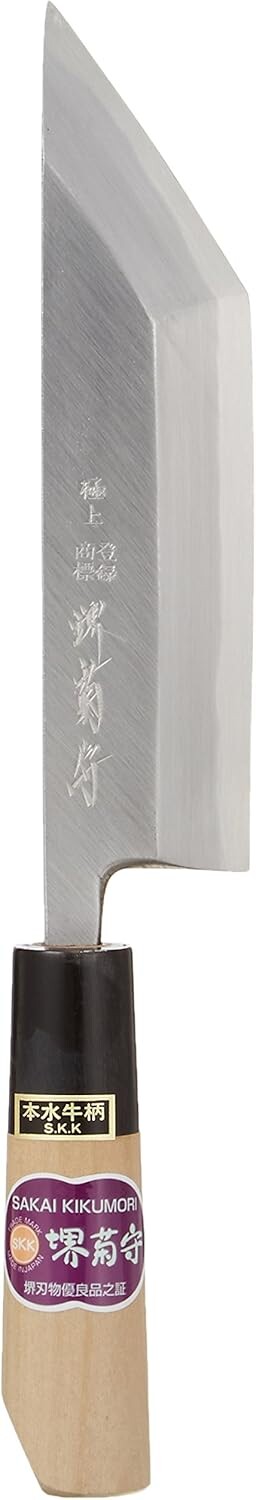 

Kawamura Cutlery AKK3915 Sakai Kikumori Finest Eel Cleavage Knife, 5,9 дюйма (15 см), Edo Crack, белая сталь Yasugi, Япония