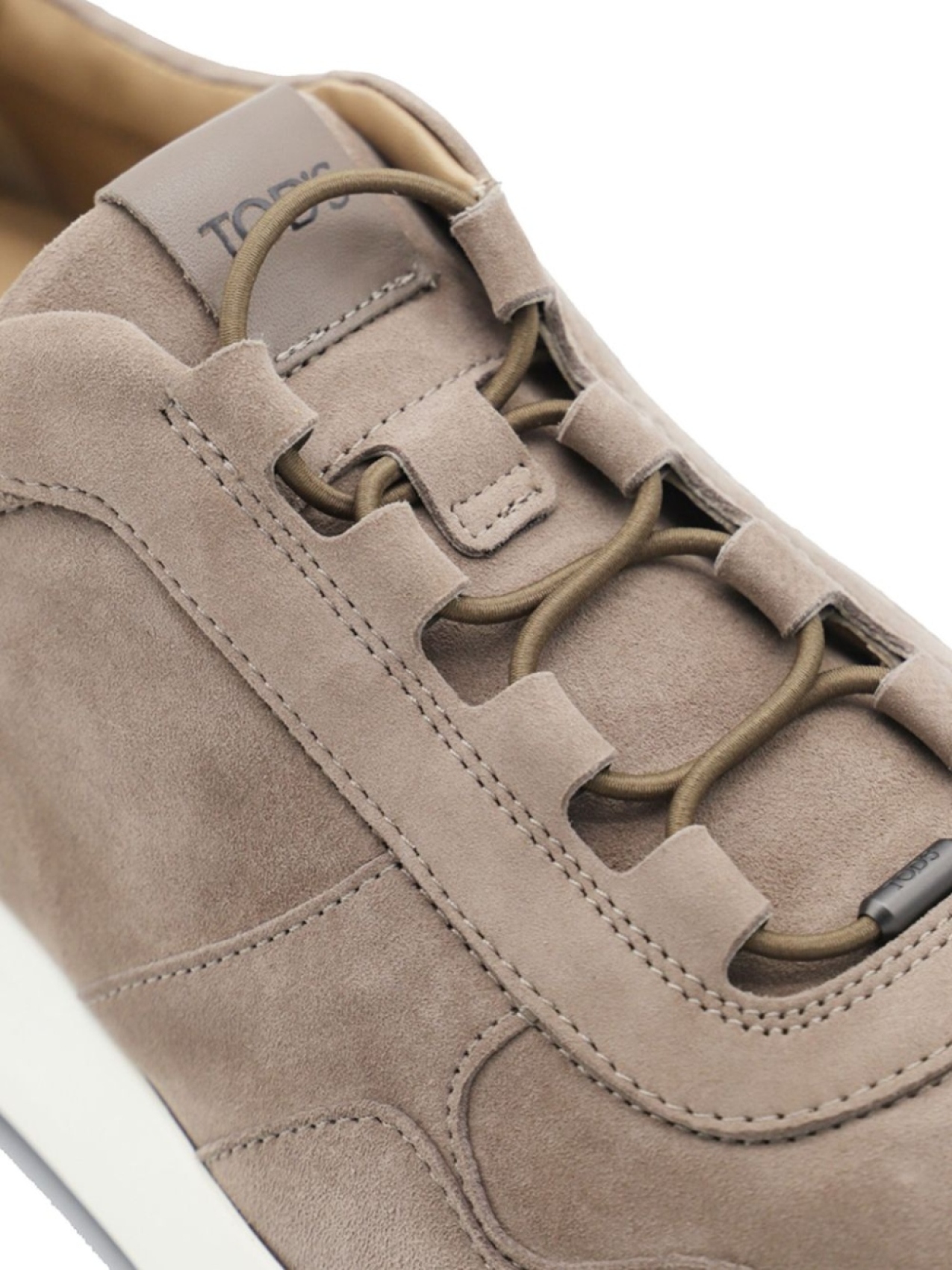 Tod's кеды на шнуровке, нейтральный цвет — фото 4