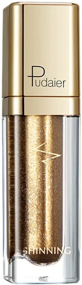 Тени для век жидкие блестящие Golden Brown Wdfnexalai 4.5 г