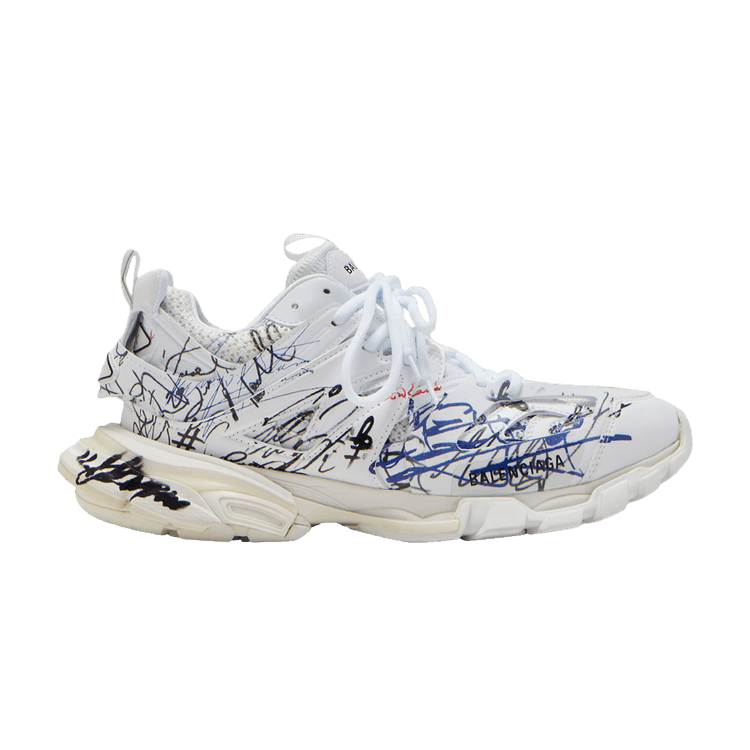 

Кроссовки Balenciaga Track Sneaker 'Autograph - White', белый