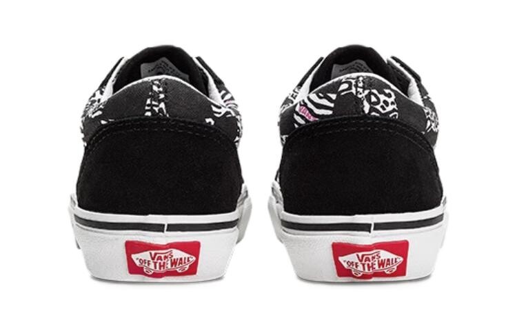 Детская обувь для скейтбординга Vans Old Skool BP, Black/White — фото 3