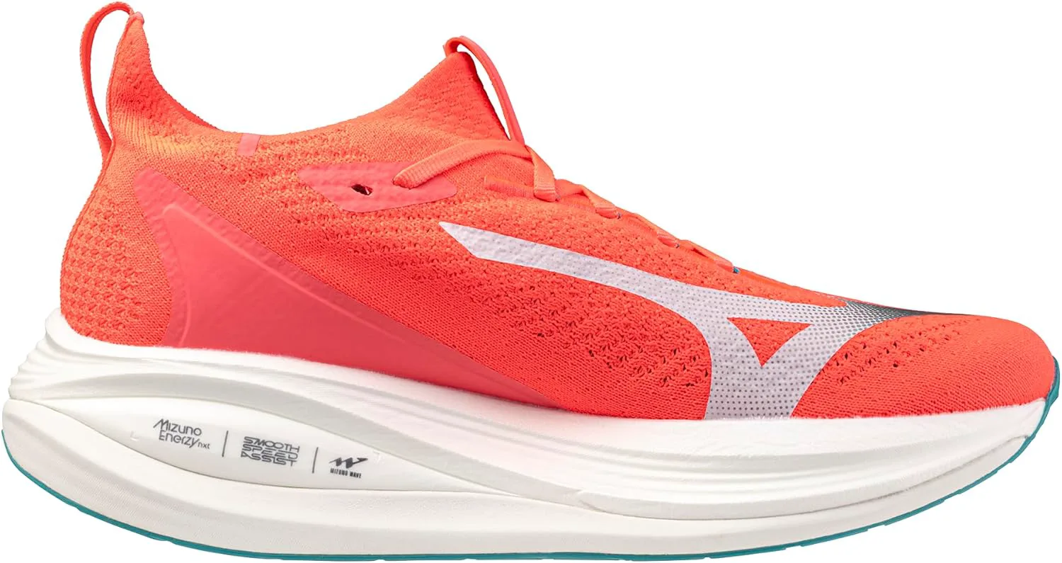Кроссовки Mizuno Neo Vista 2 для взрослых, унисекс, коралловый/белый — фото 3