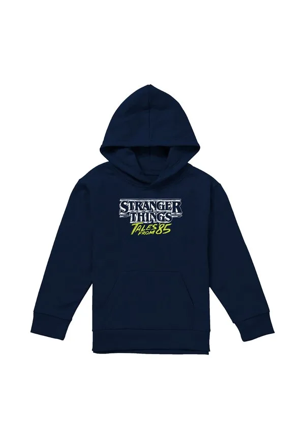 Худи stranger things tales from 85 с двухцветным логотипом Netflix, Dark Blue