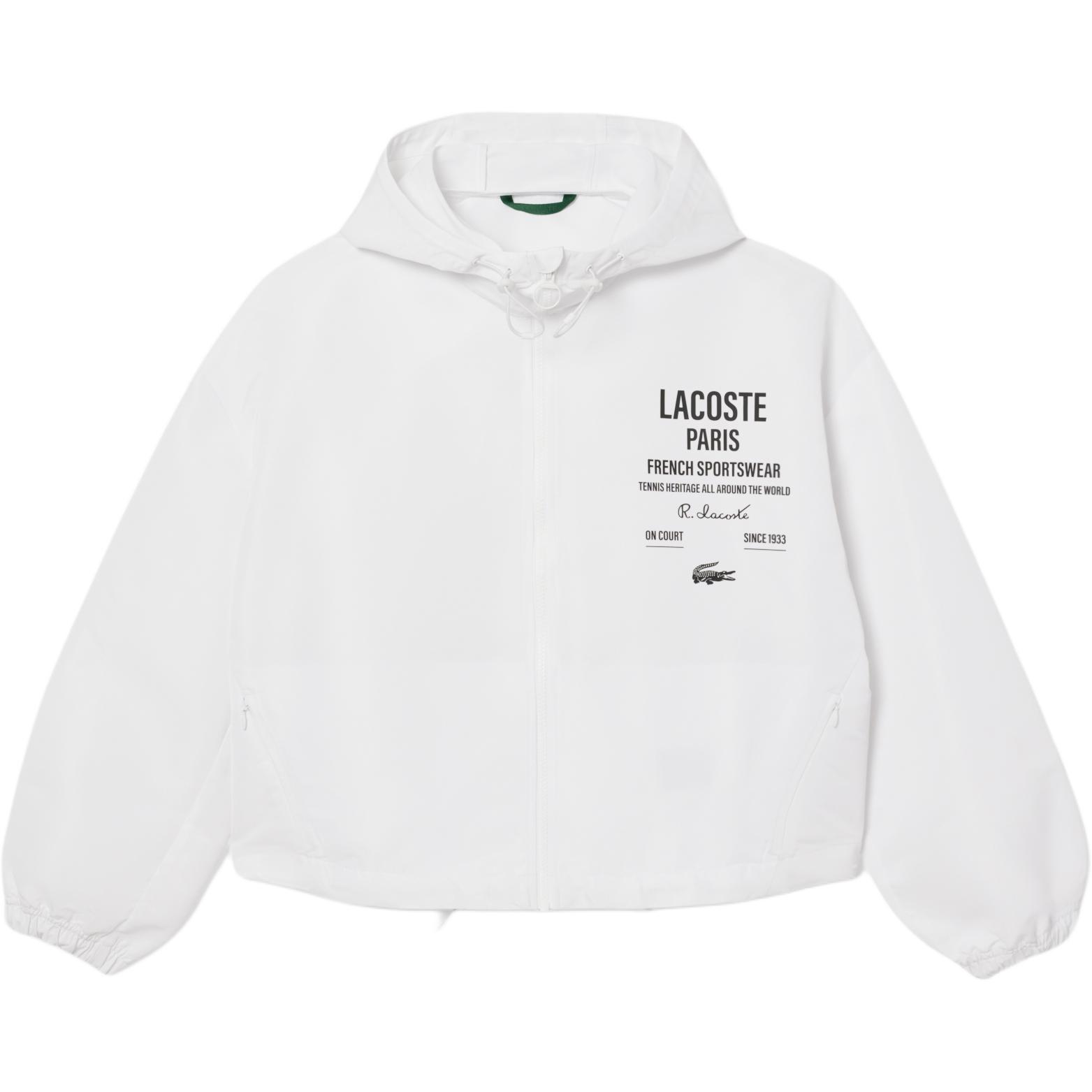 

LACOSTE Куртка женская белая, White