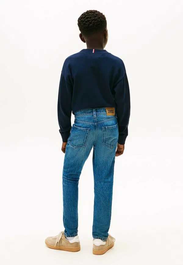Джинсы scanton в винтажном стиле, облегающие, узкие. Tommy Hilfiger, Denim Mid Blue — фото 3