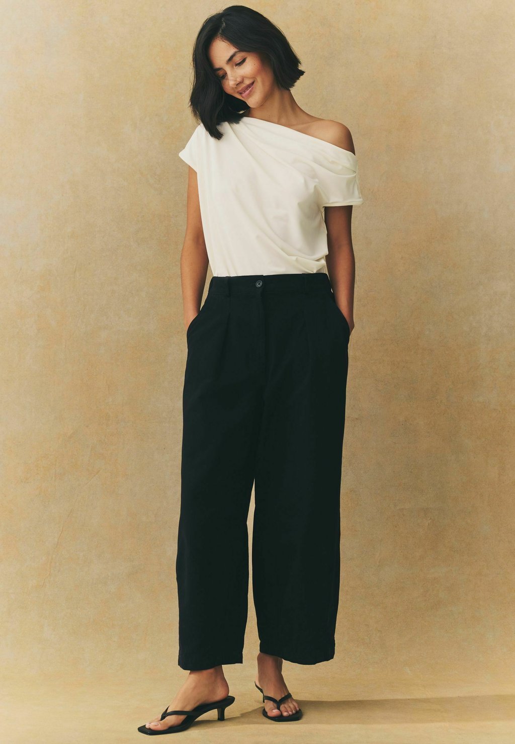 

Блуза REGULAR FIT ASYMMETRIC Next, бежевый