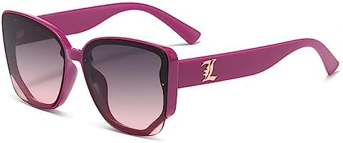 

Винтажные солнцезащитные очки «кошачий глаз» большого размера для женщин и мужчин, с крупной оправой, защита от ультрафиолета UV400, цвет C5, фиолетовый, один размер MTZJH, One Color