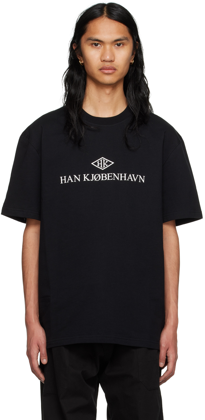 

Эксклюзивная футболка SSENSE Han Kjobenhavn, черный