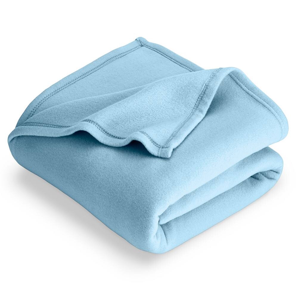 

Полярное флисовое одеяло Bare Home, цвет Light Blue