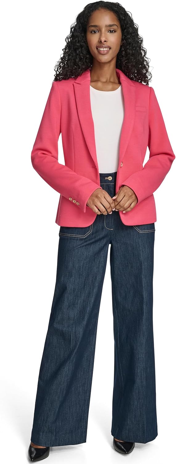 Женский деловой повседневный блейзер Tommy Hilfiger, Rethink Pink — фото 2