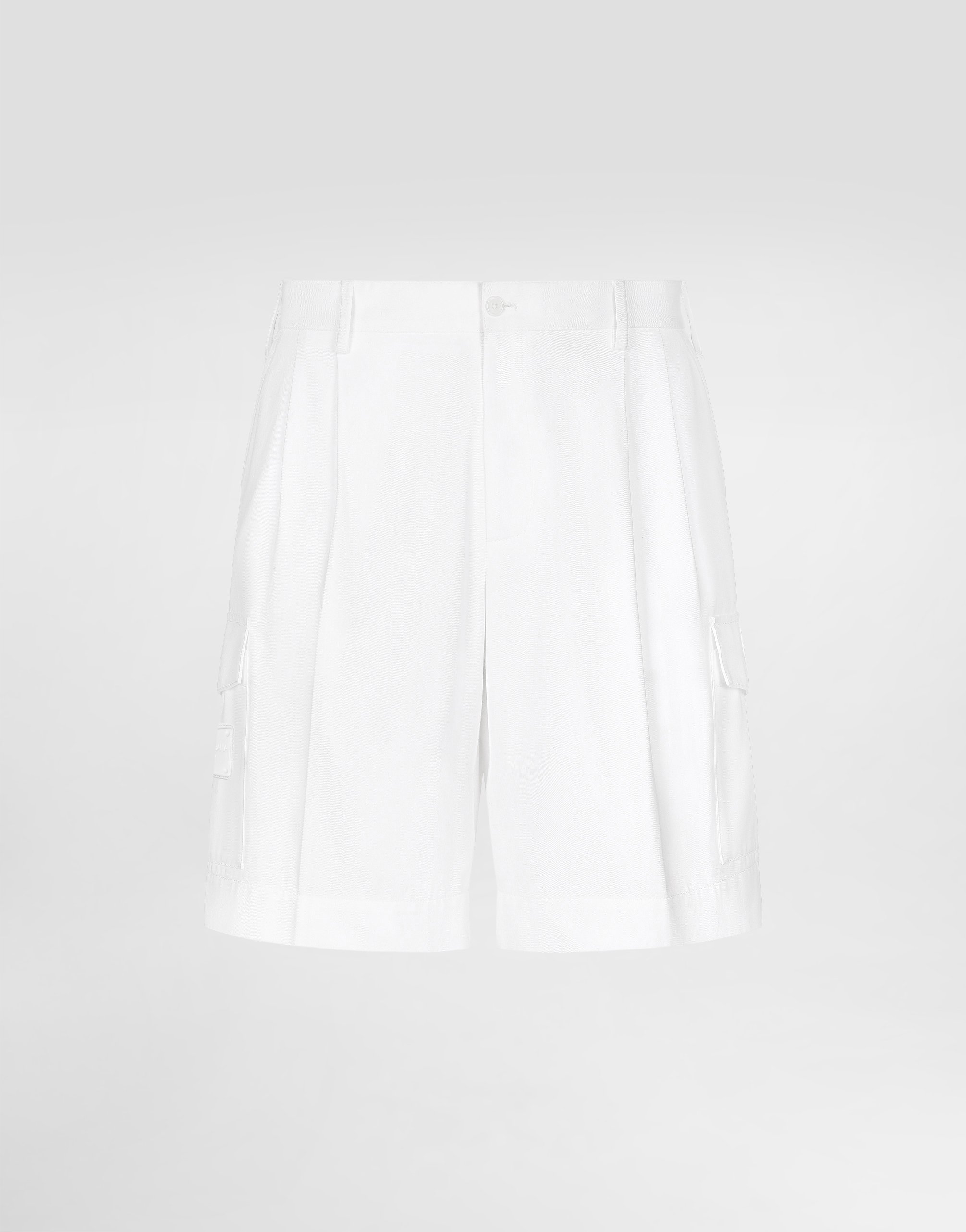 

Габардиновые шорты с боковыми карманами Dolce & Gabbana, белый