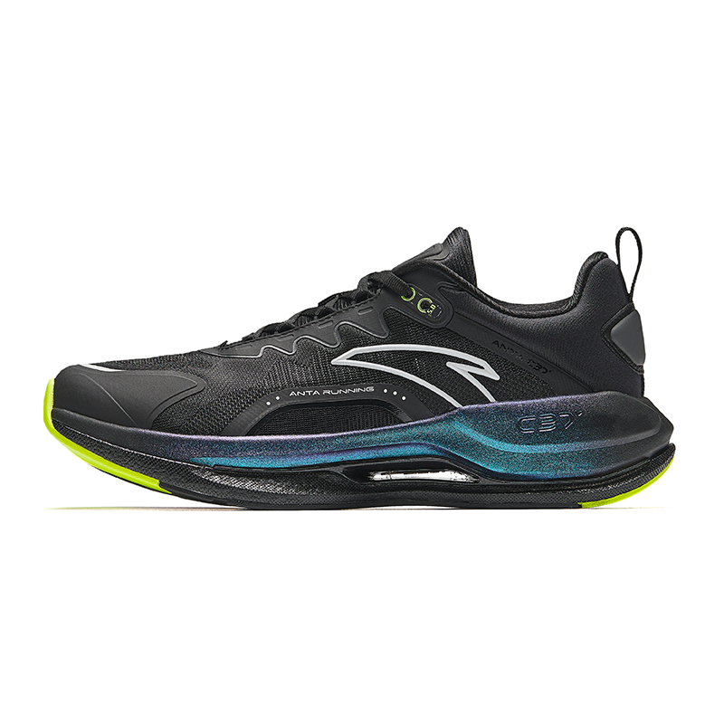 

Кроссовки Anta Running Collection с низким верхом, противоскользящие, износостойкие, мужские, черные