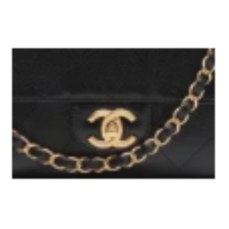CHANEL Мини-сумка женская black из телячьей кожи — фото 2