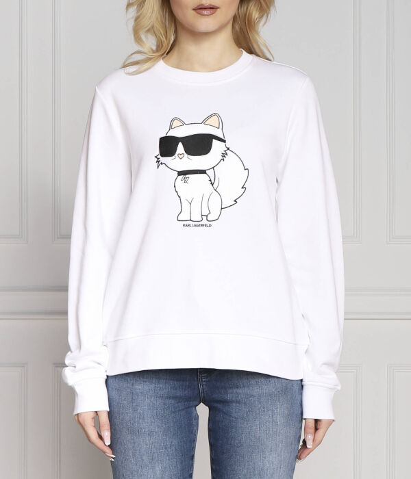 

Толстовка Karl Lagerfeld ikonik 2.0 Choupette, белый