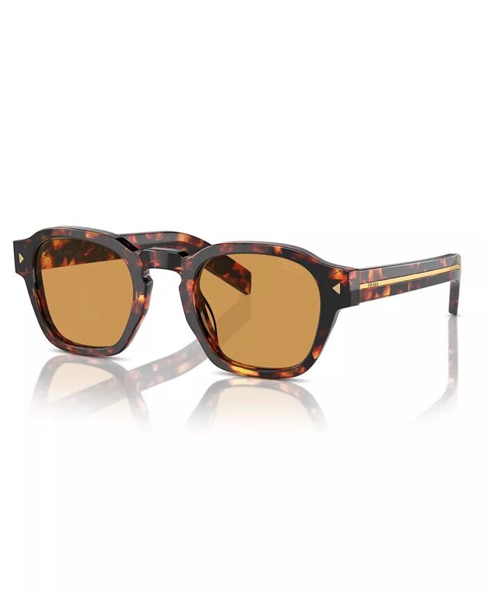 

Круглые мужские солнцезащитные очки PR A16S PRADA, коричневый