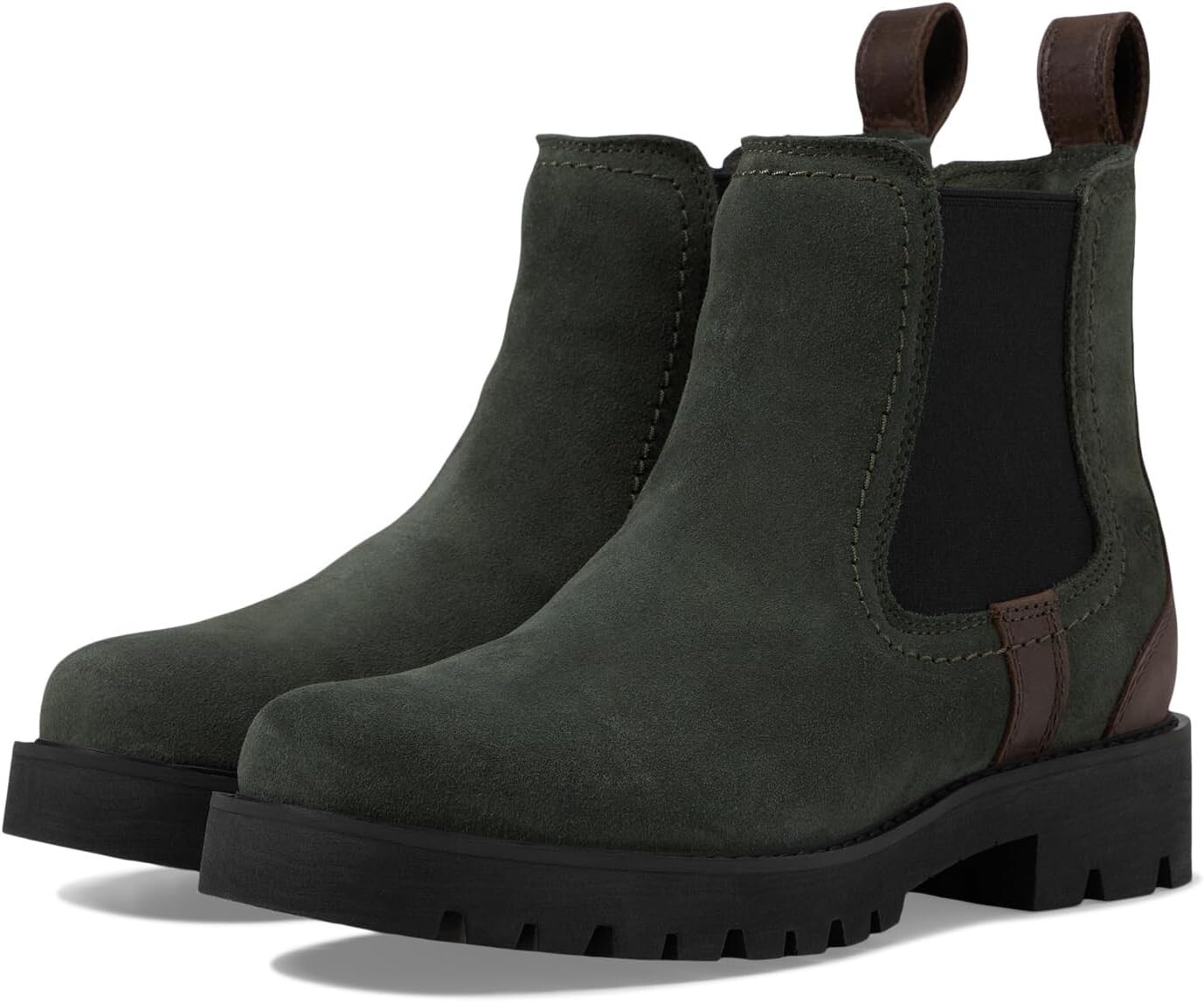 Женские ботинки Ariat на небольшом каблуке, темно-зеленый