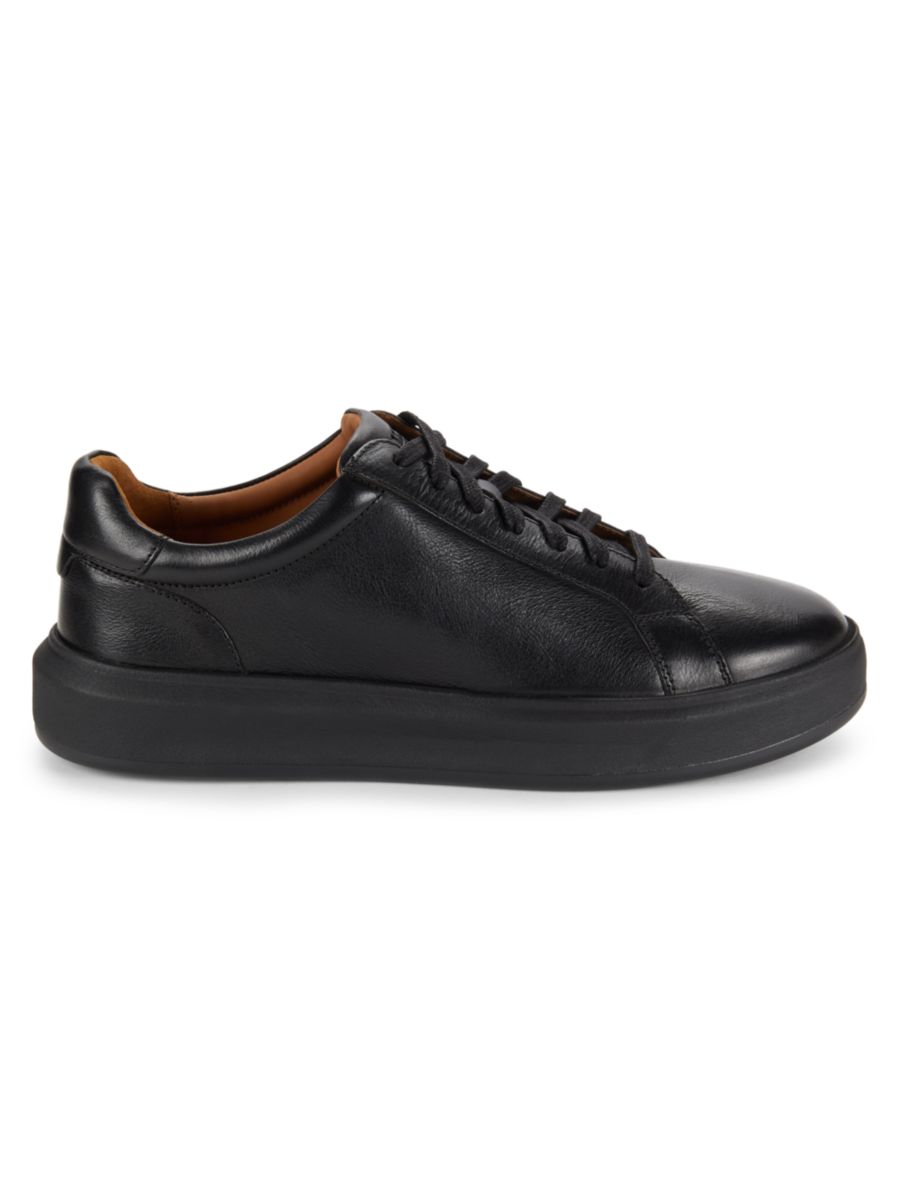 

Низкие кожаные кроссовки Foster Allen Edmonds, черный
