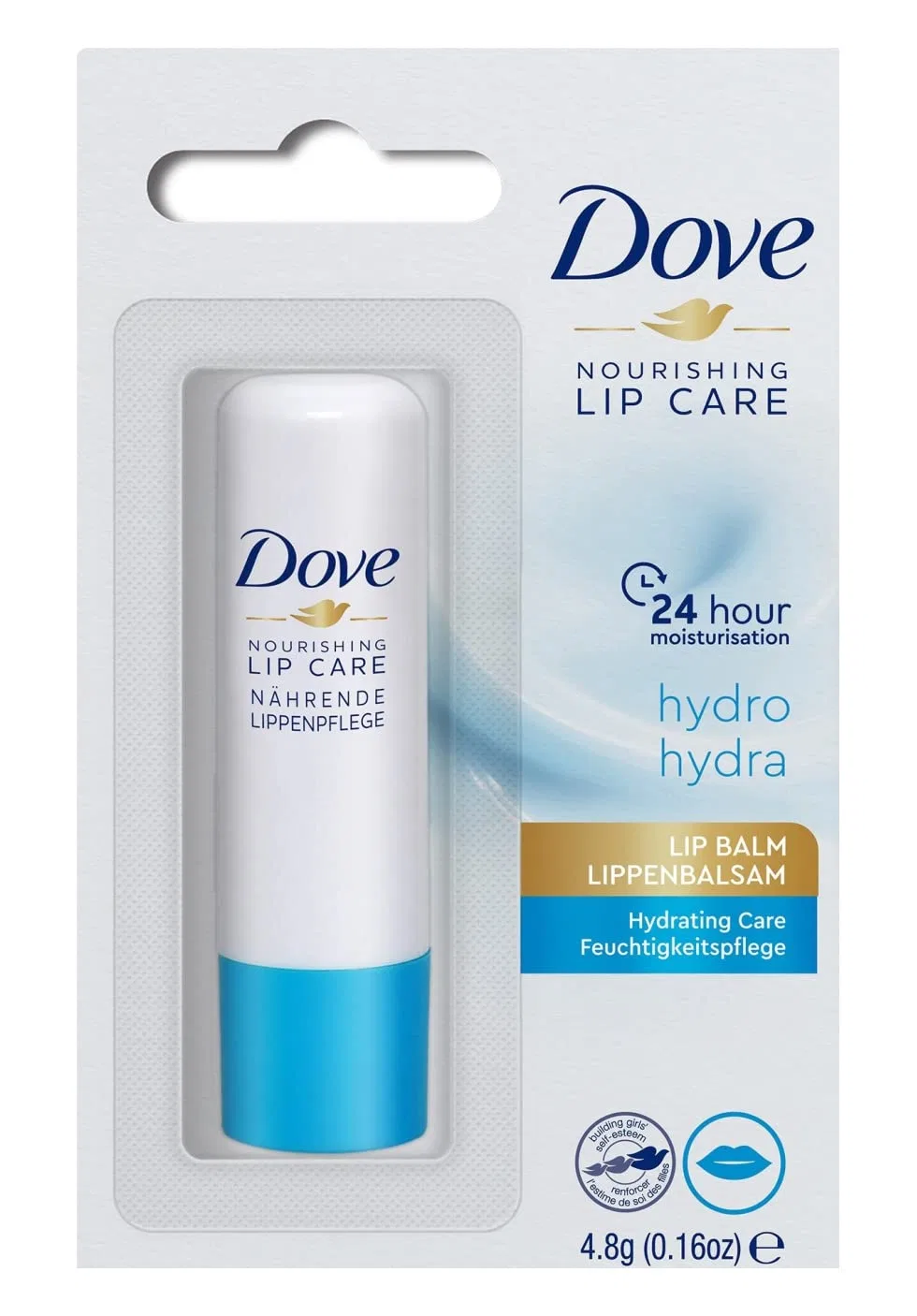 Бальзам для губ «Nourishing Lipcare» от Dove, 4.8 г (3 шт.) Dove — фото 3