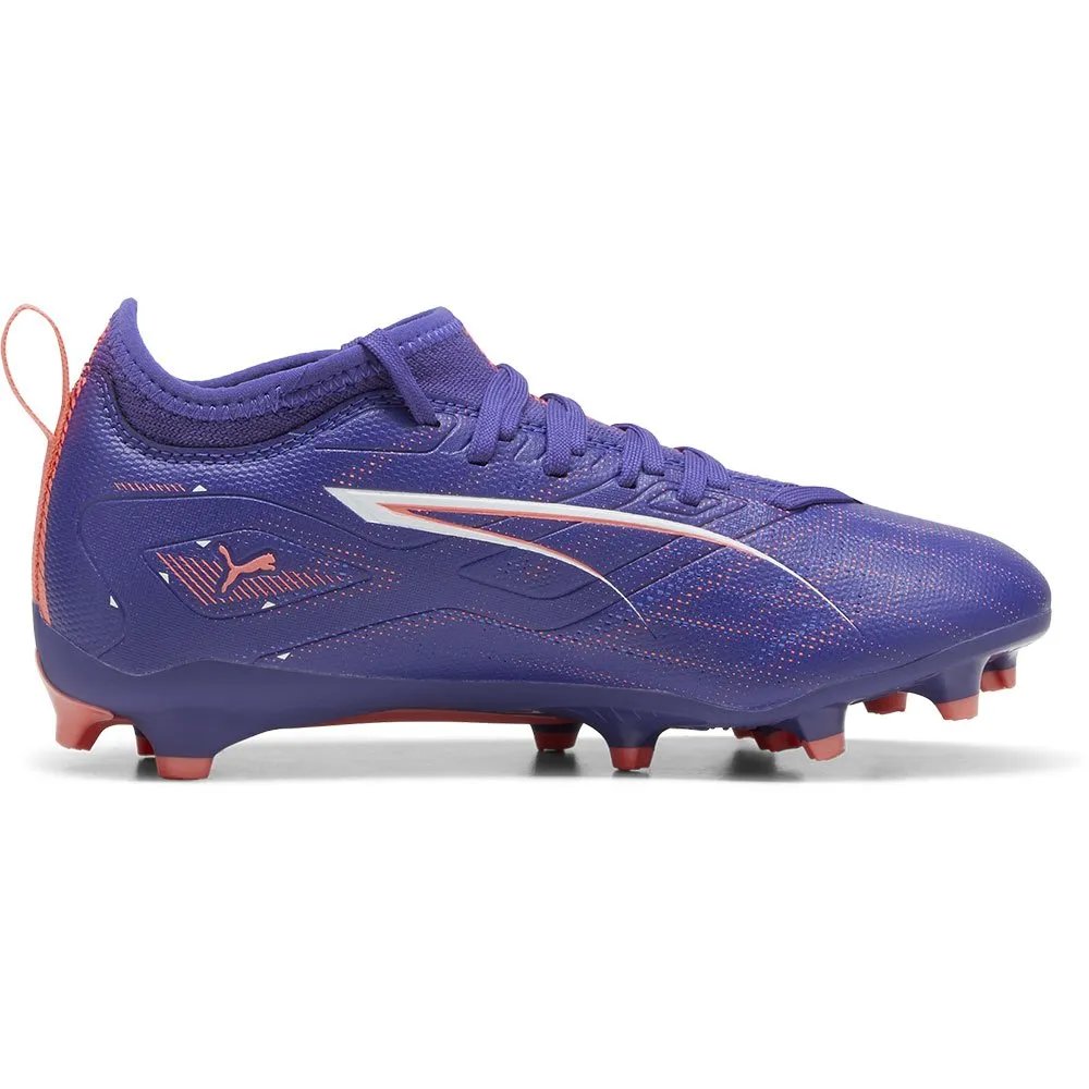Футбольные бутсы Puma Ultra 5 Match FG/AG Jr, фиолетовый — фото 3