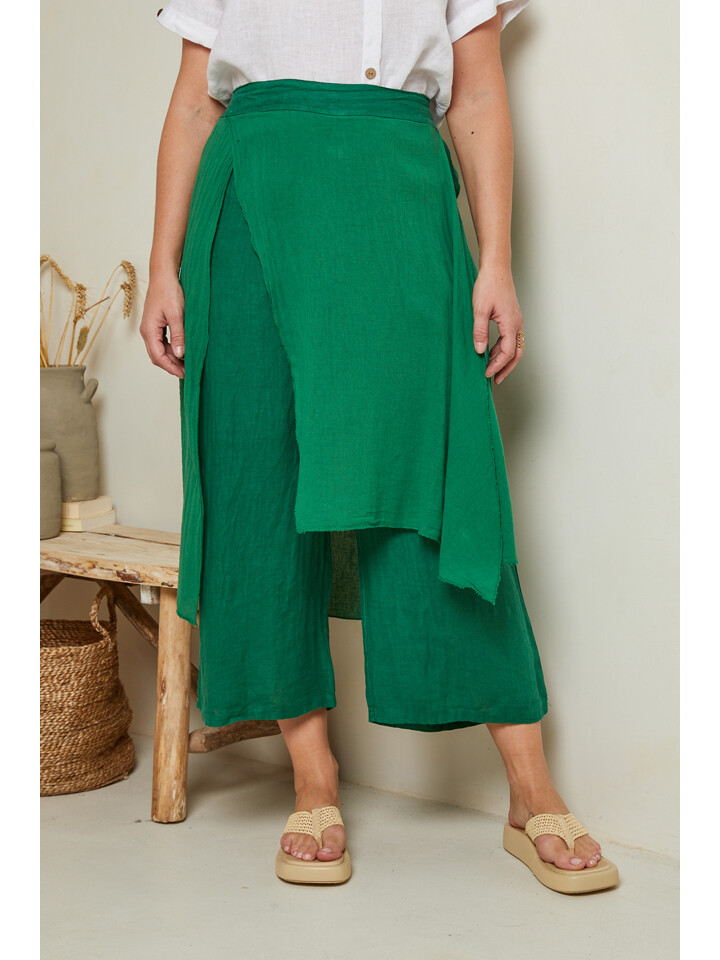 

Брюки Curvy Lady Leinen Hose, зеленый