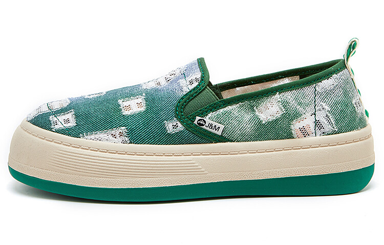 

Туфли женские повседневные Women's Casual Shoes Women's Low-Top Green Joy&Mario