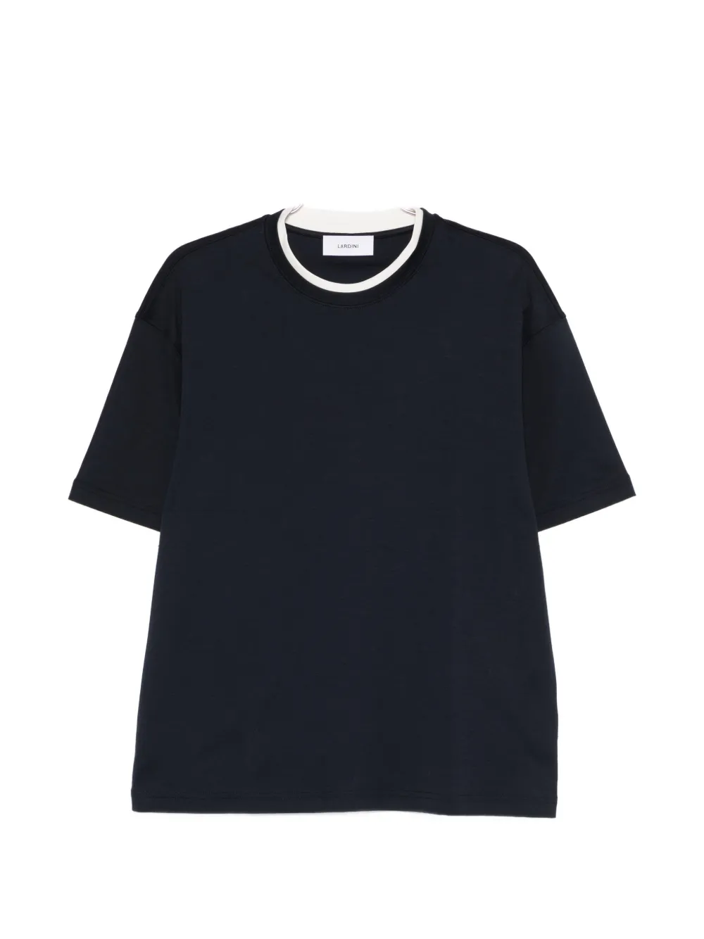 

Футболка с контрастной отделкой Lardini, синий